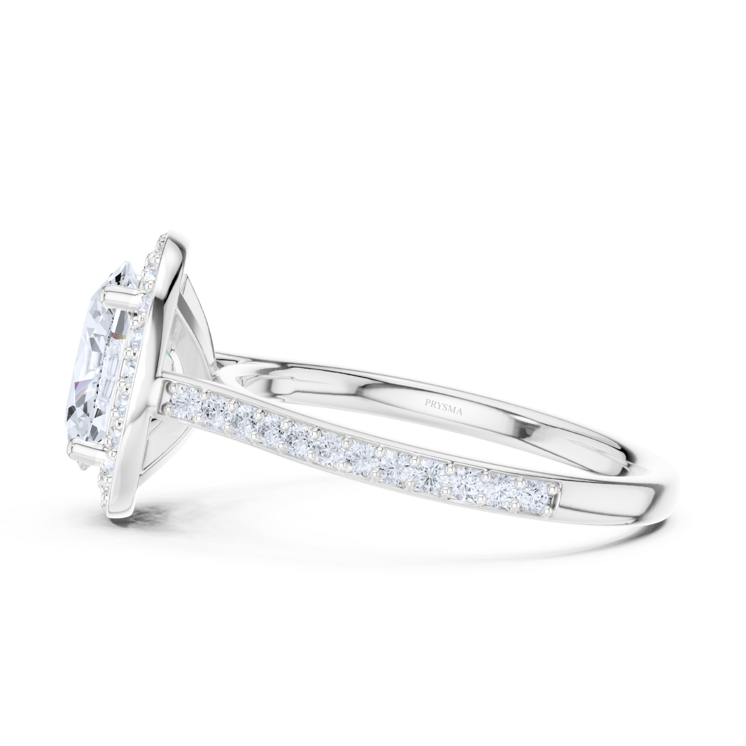Oval Halo Diamond Ring