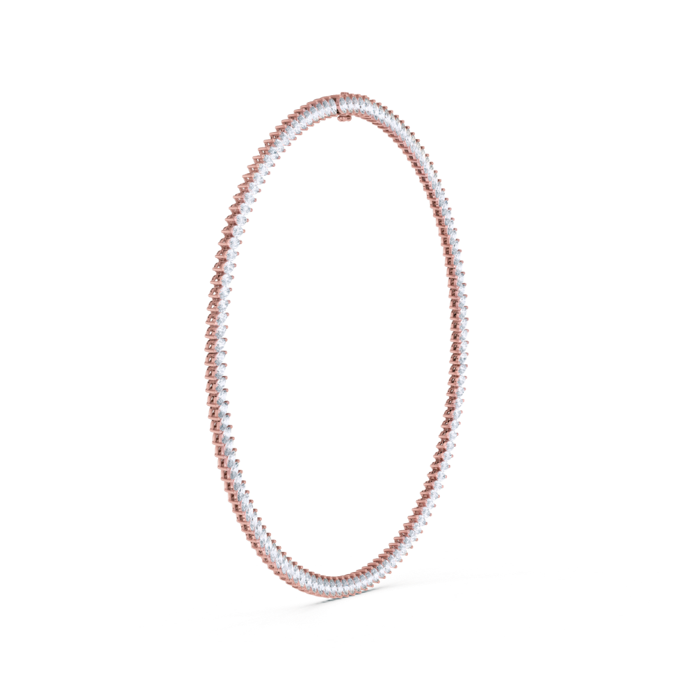 Virella Marquise Diamond Tennis Necklace