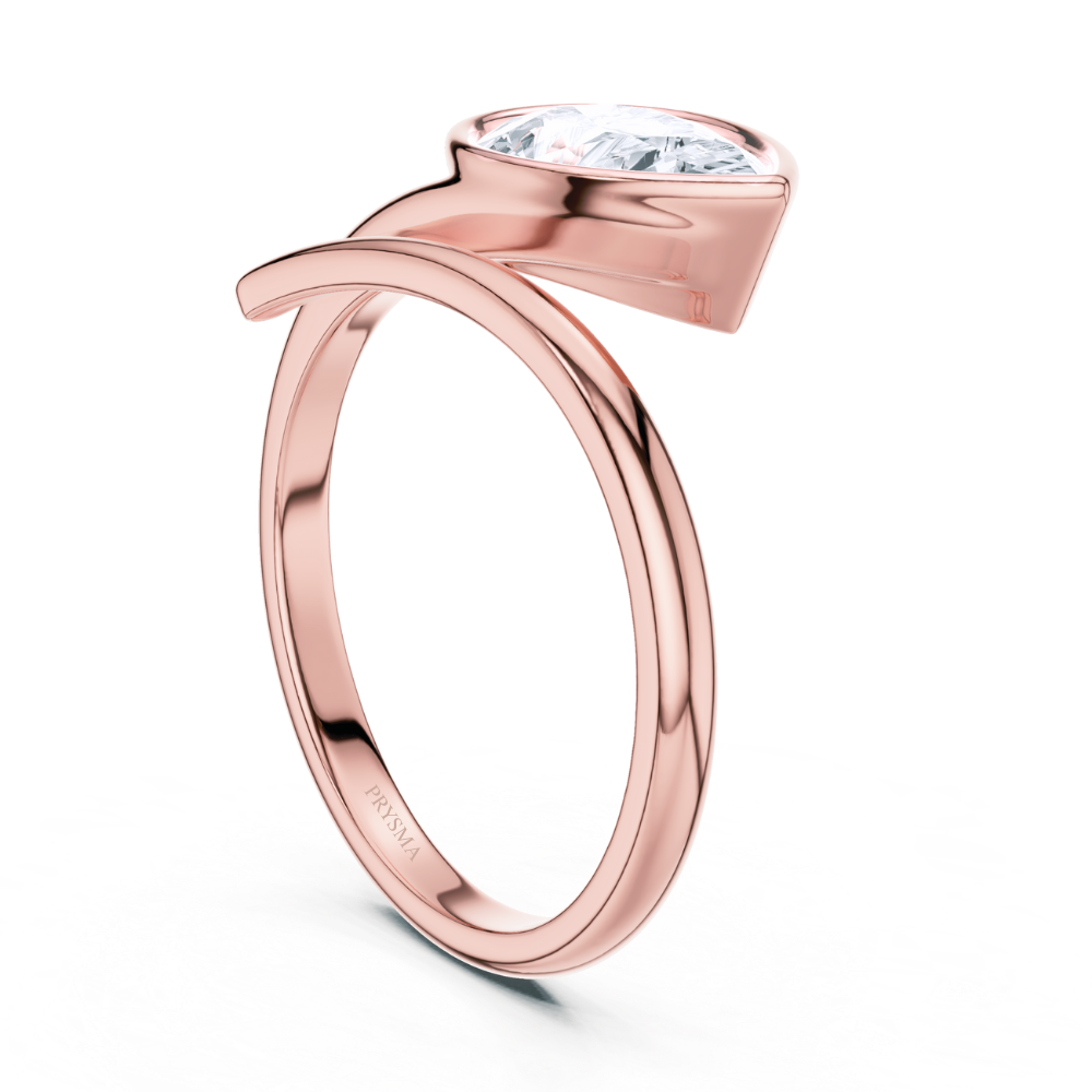 Solara Pear Bypass Ring