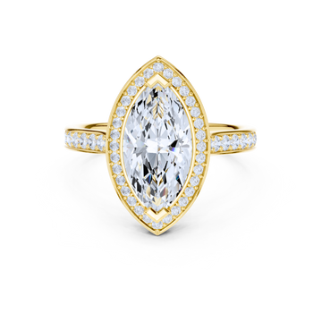 Majestic Marquise Halo Ring