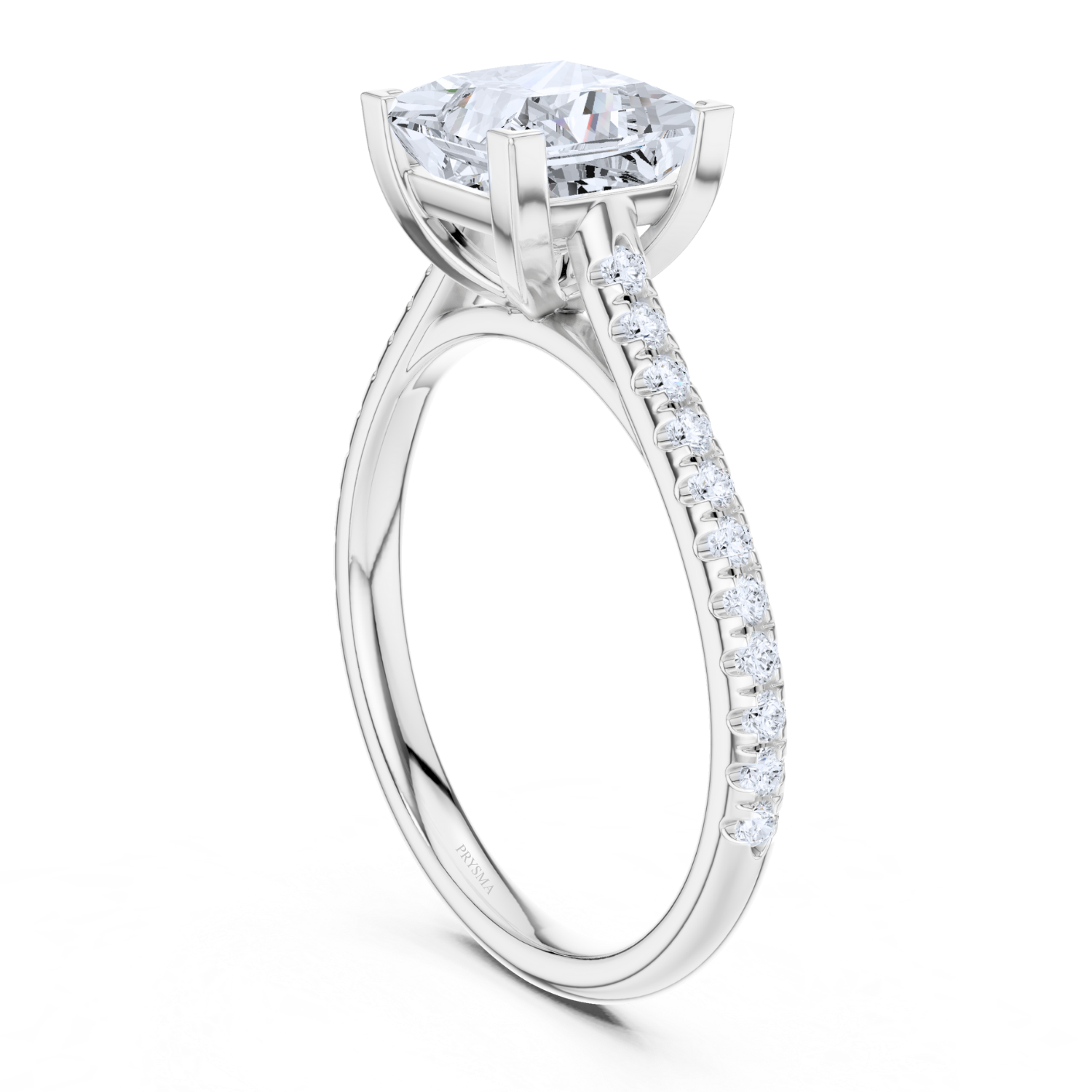 Split-Shank Pave Diamond Ring