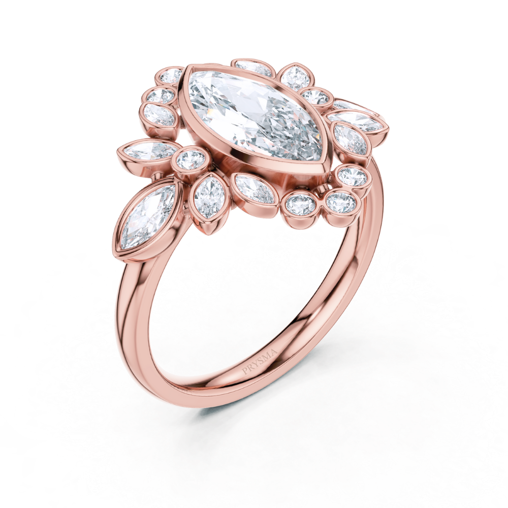 Elysian Marquise Bloom Ring