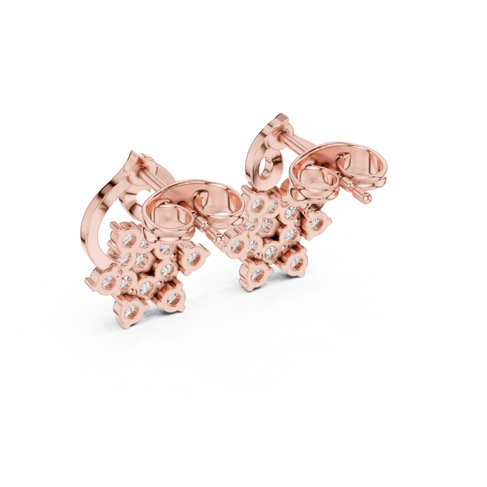 Celestial Bloom Diamond Earrings