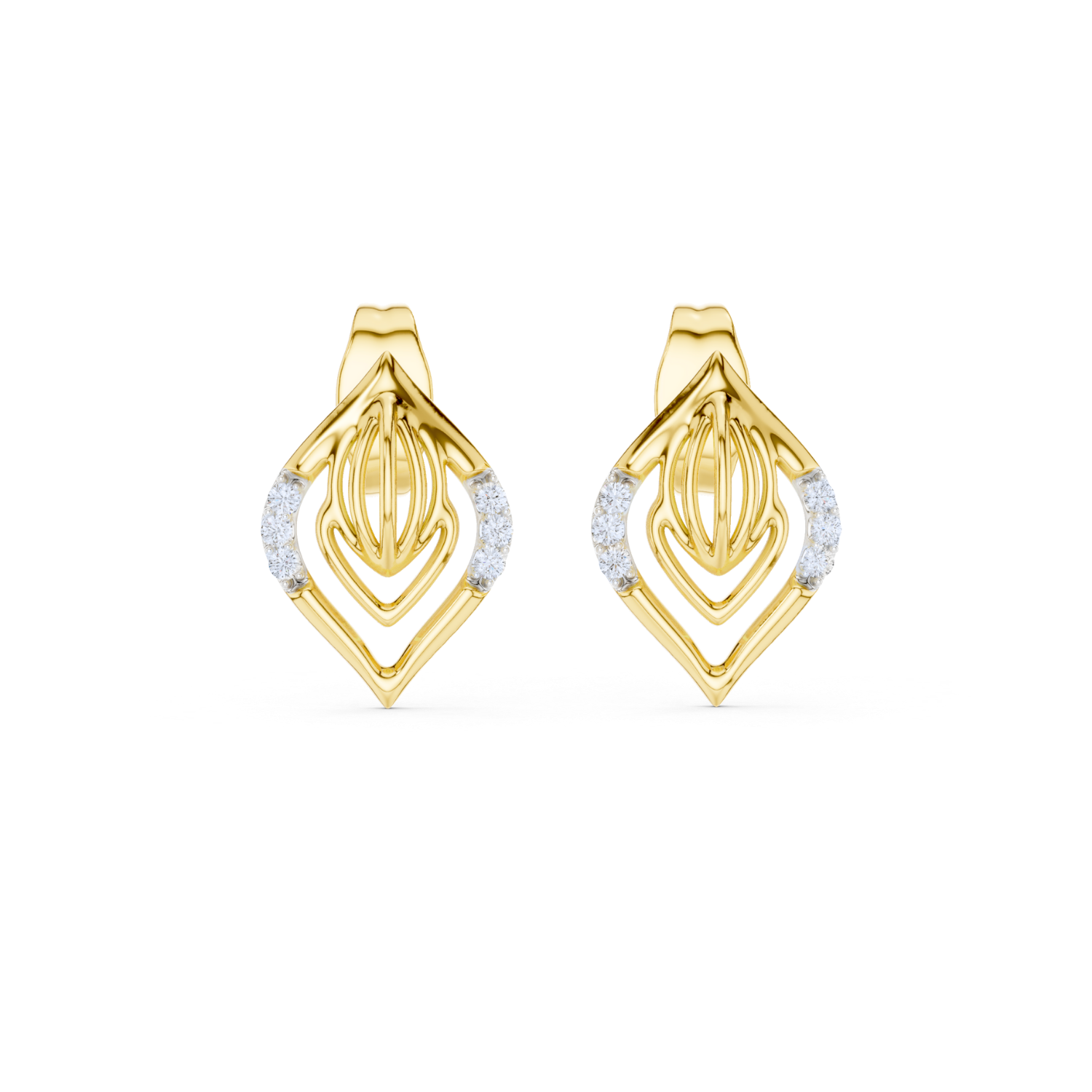 Graceful Bloom Drop Earrings