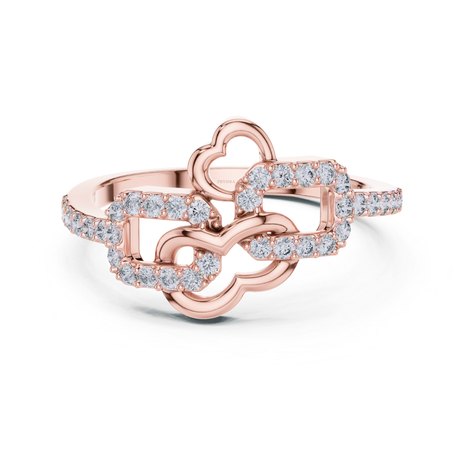 Twisted Elegance Diamond Ring