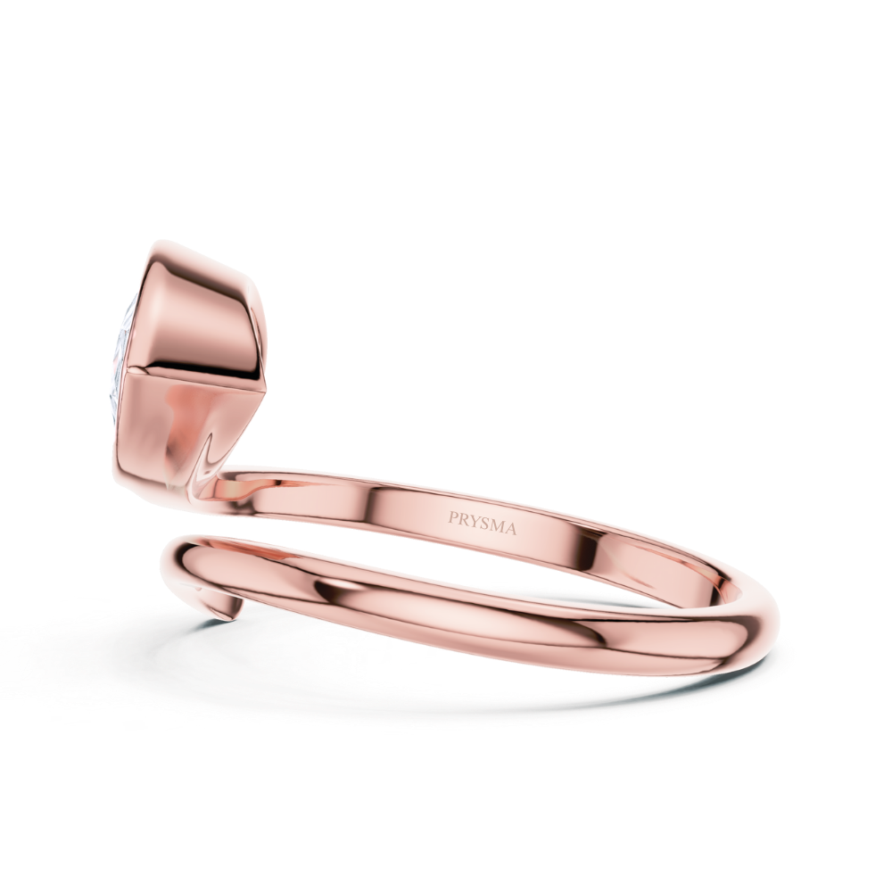 Solara Pear Bypass Ring