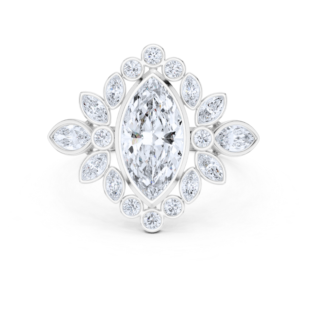 Elysian Marquise Bloom Ring