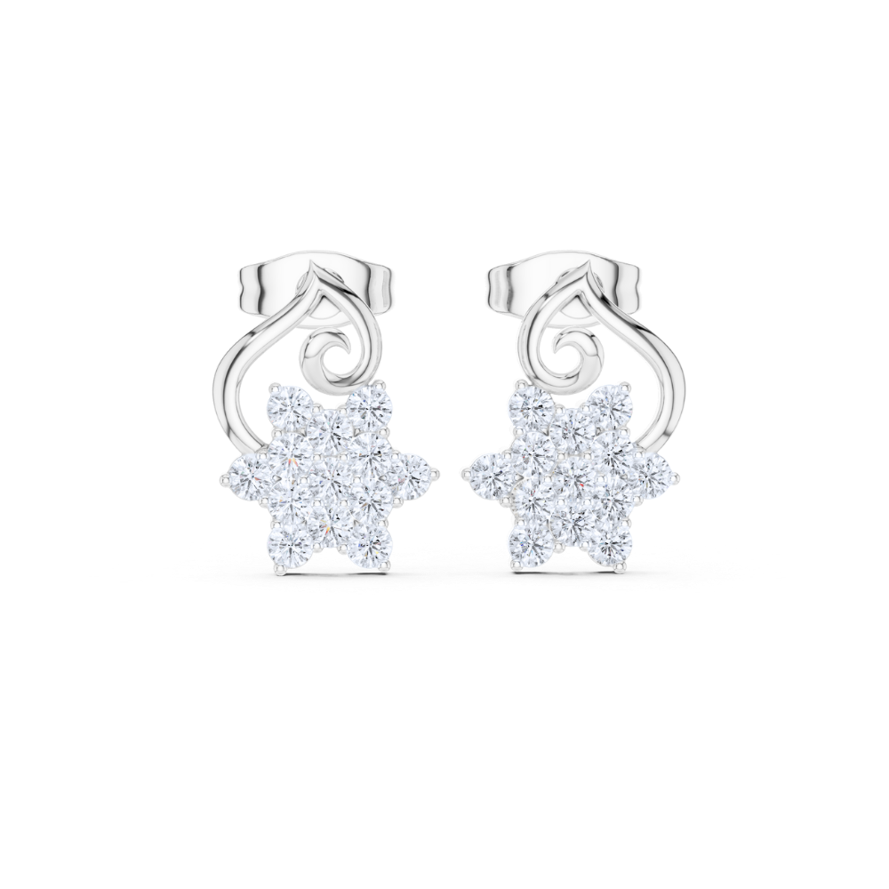 Celestial Bloom Diamond Earrings