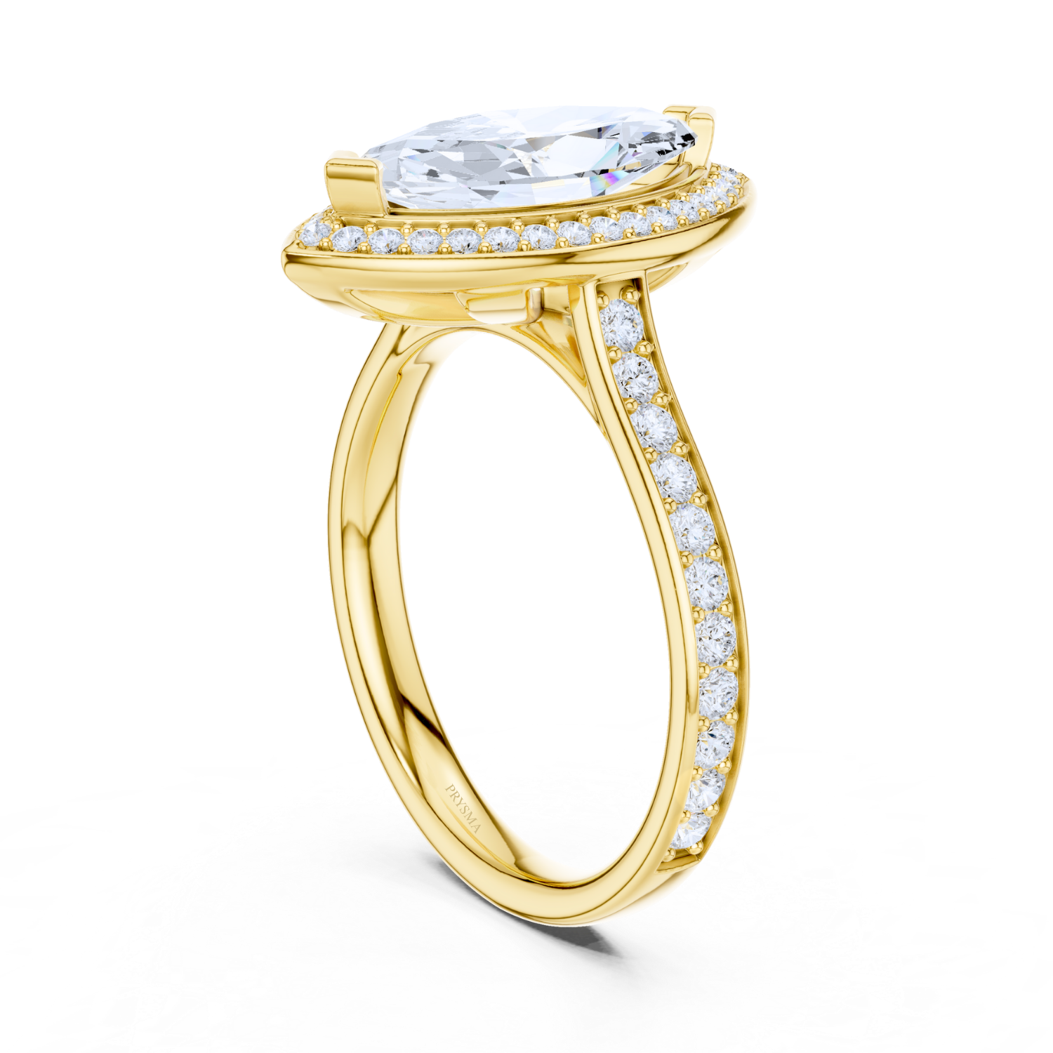 Majestic Marquise Halo Ring
