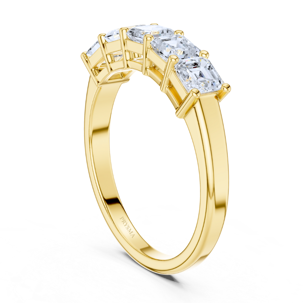 Emerald Elegance Five Stone Ring