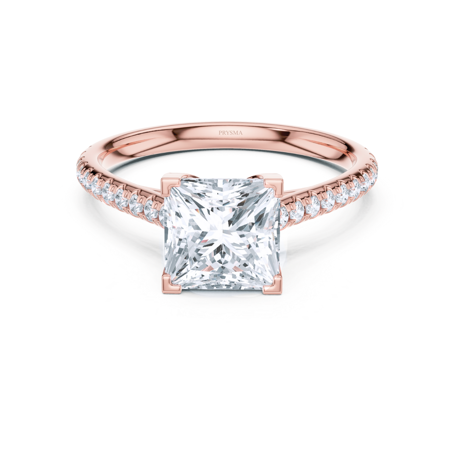 Split-Shank Pave Diamond Ring