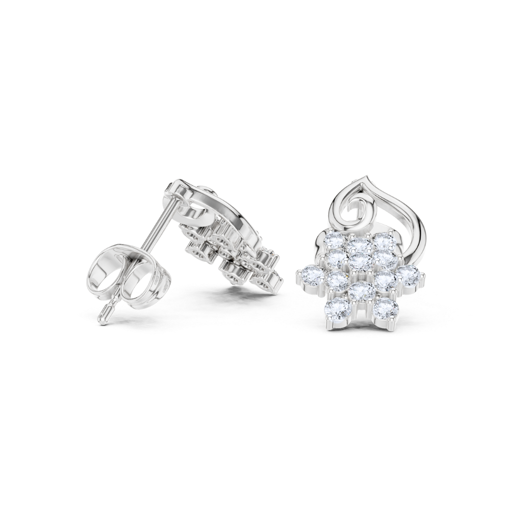 Celestial Bloom Diamond Earrings