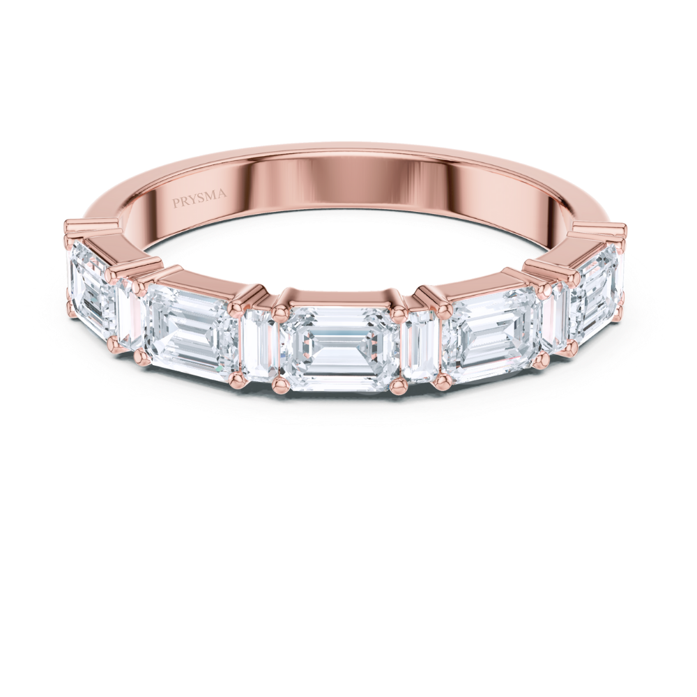 Emerald-Cut Diamond Eternity Ring