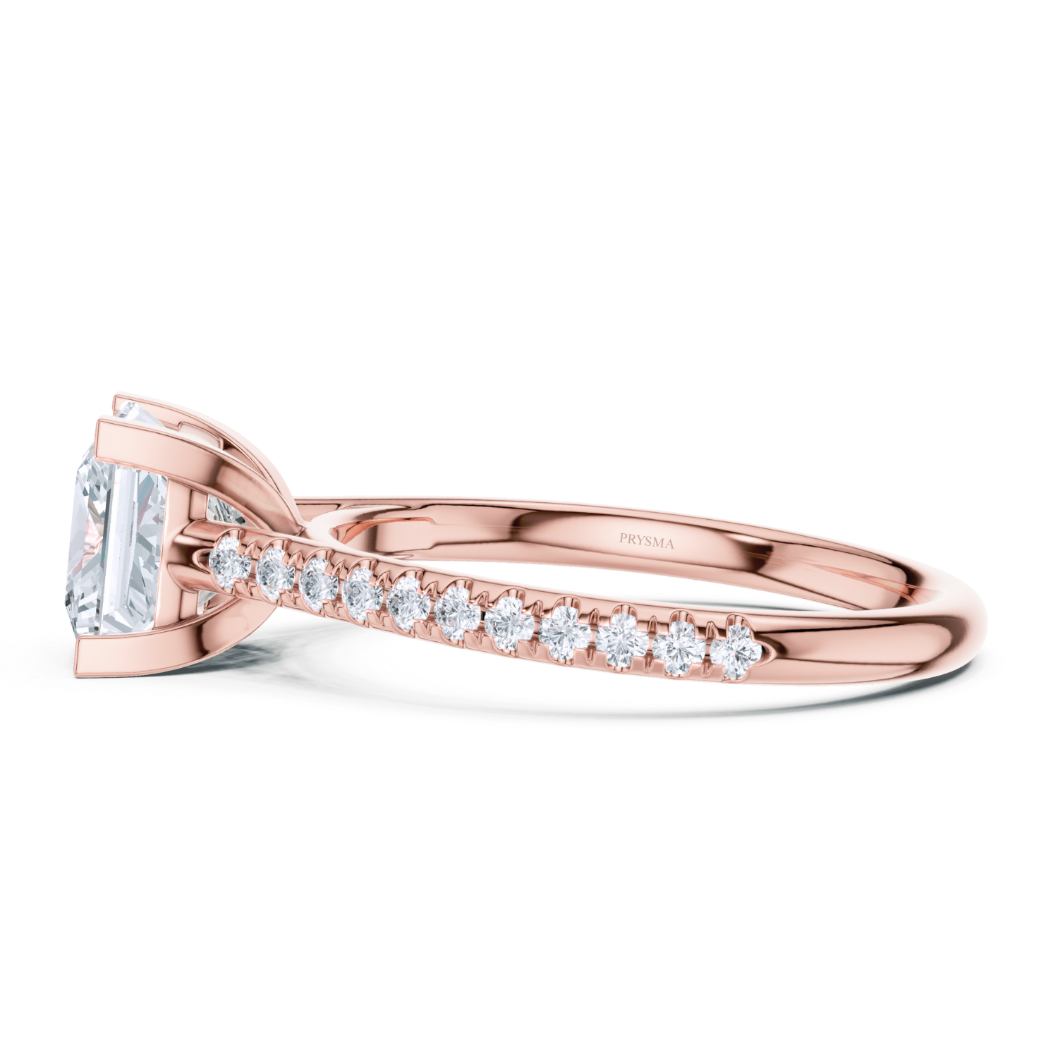 Split-Shank Pave Diamond Ring
