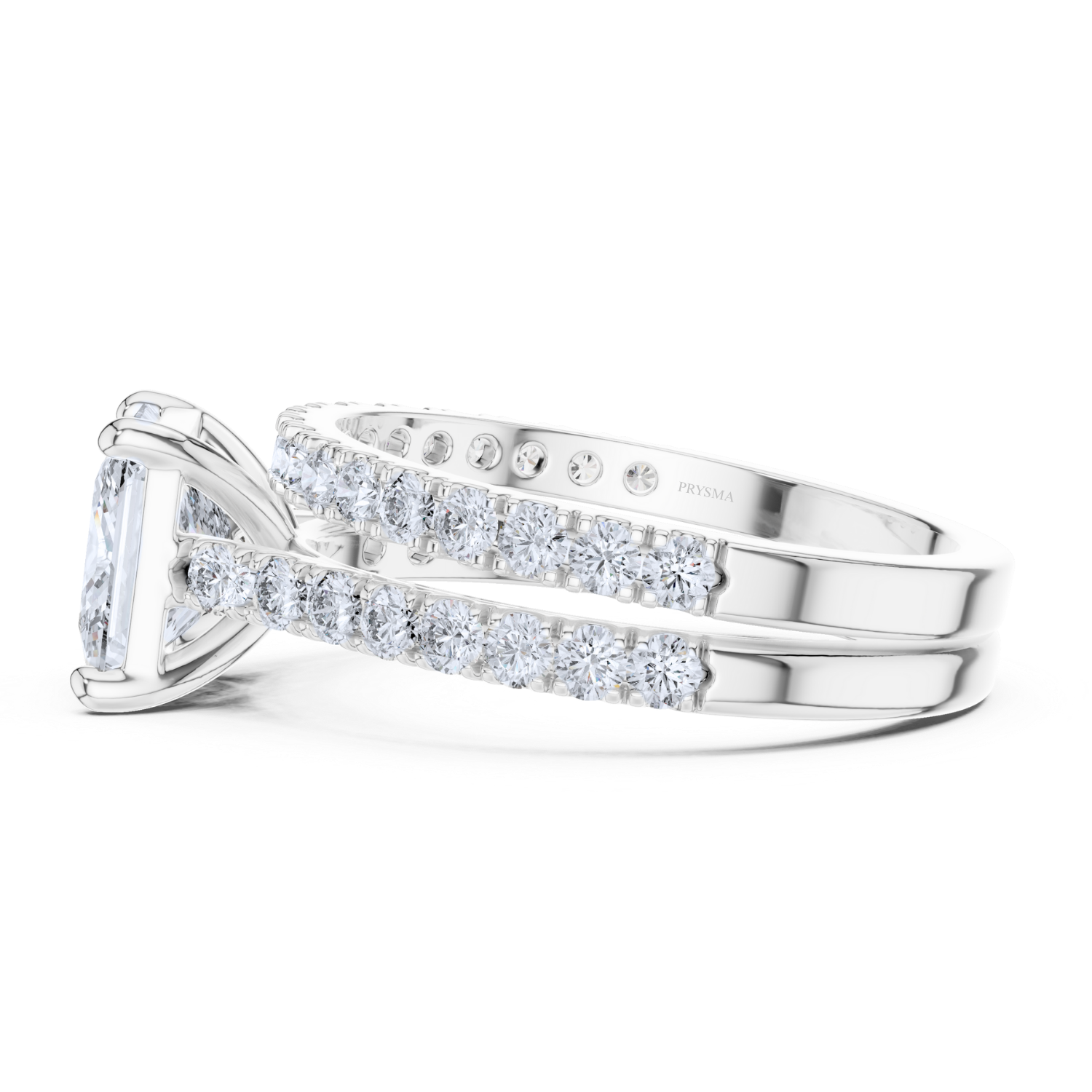 Regal Princess Cut Diamond Band