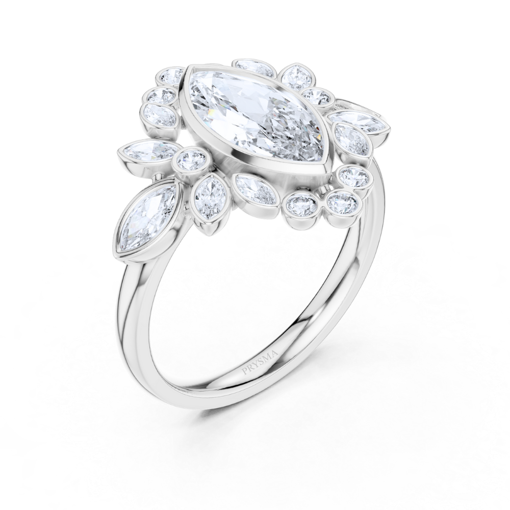 Elysian Marquise Bloom Ring