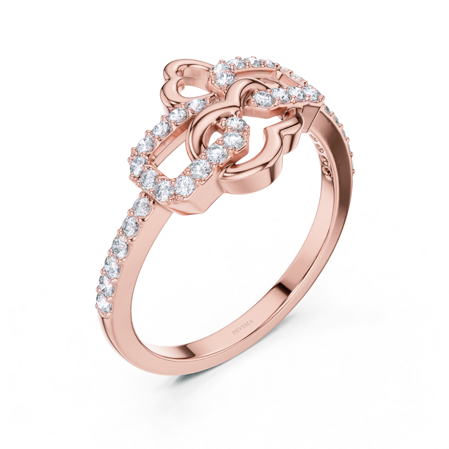 Twisted Elegance Diamond Ring