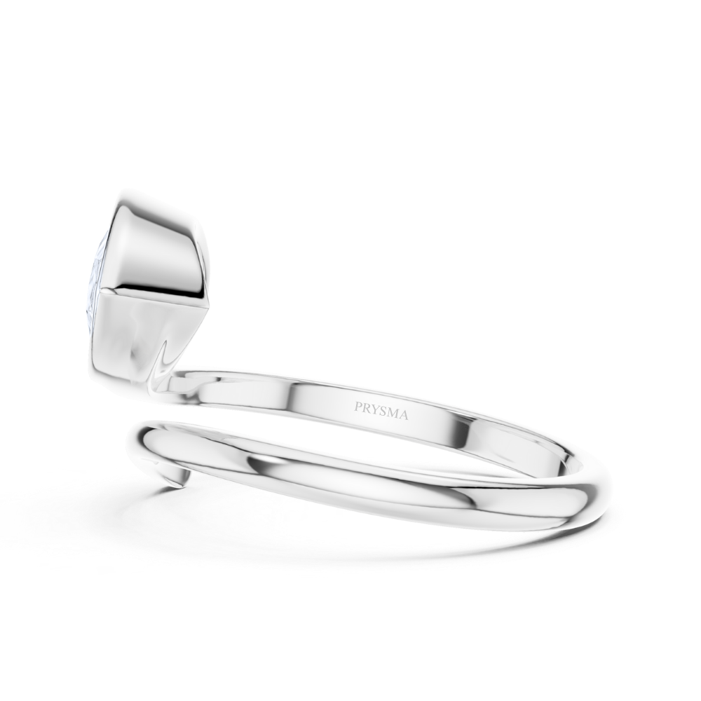 Solara Pear Bypass Ring