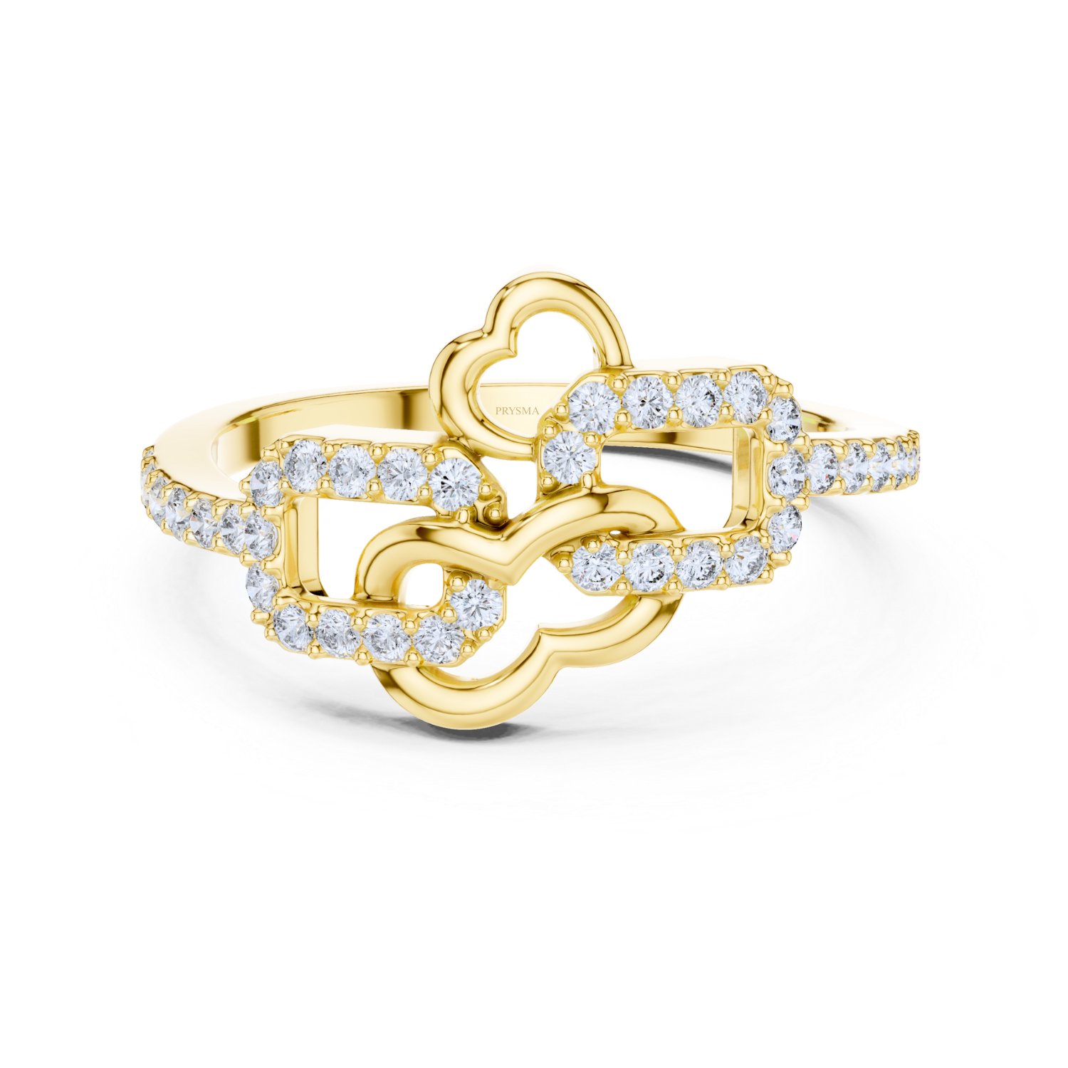 Twisted Elegance Diamond Ring