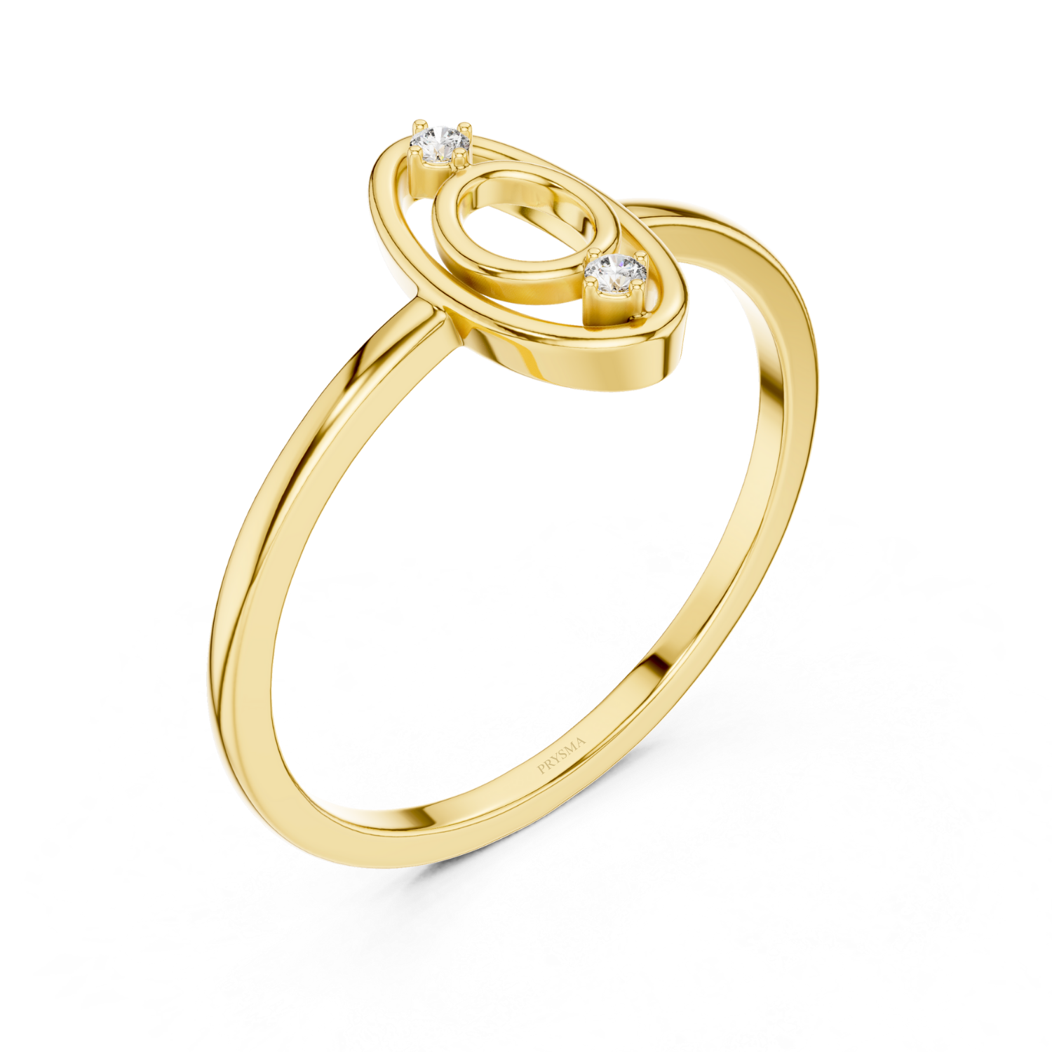 Twin Spark Harmony Ring