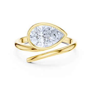 Solara Pear Bypass Ring