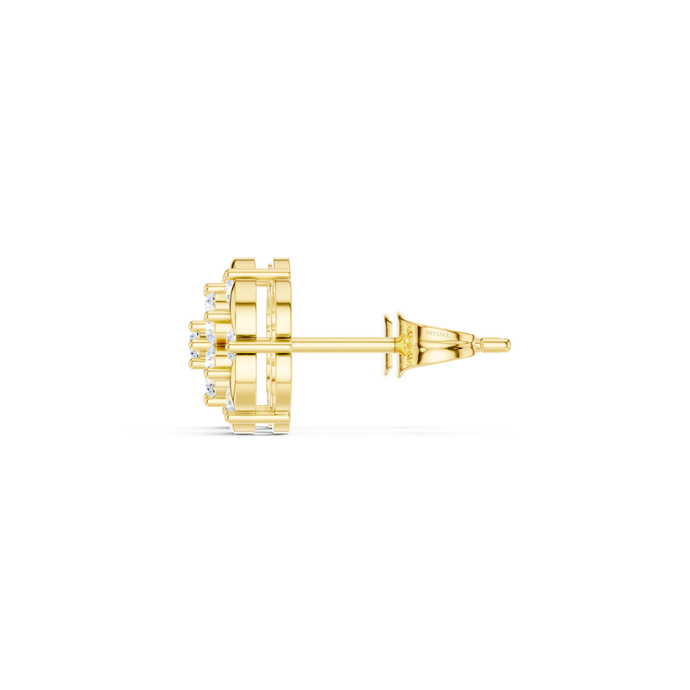 Aurora Petal Cluster Diamond Studs