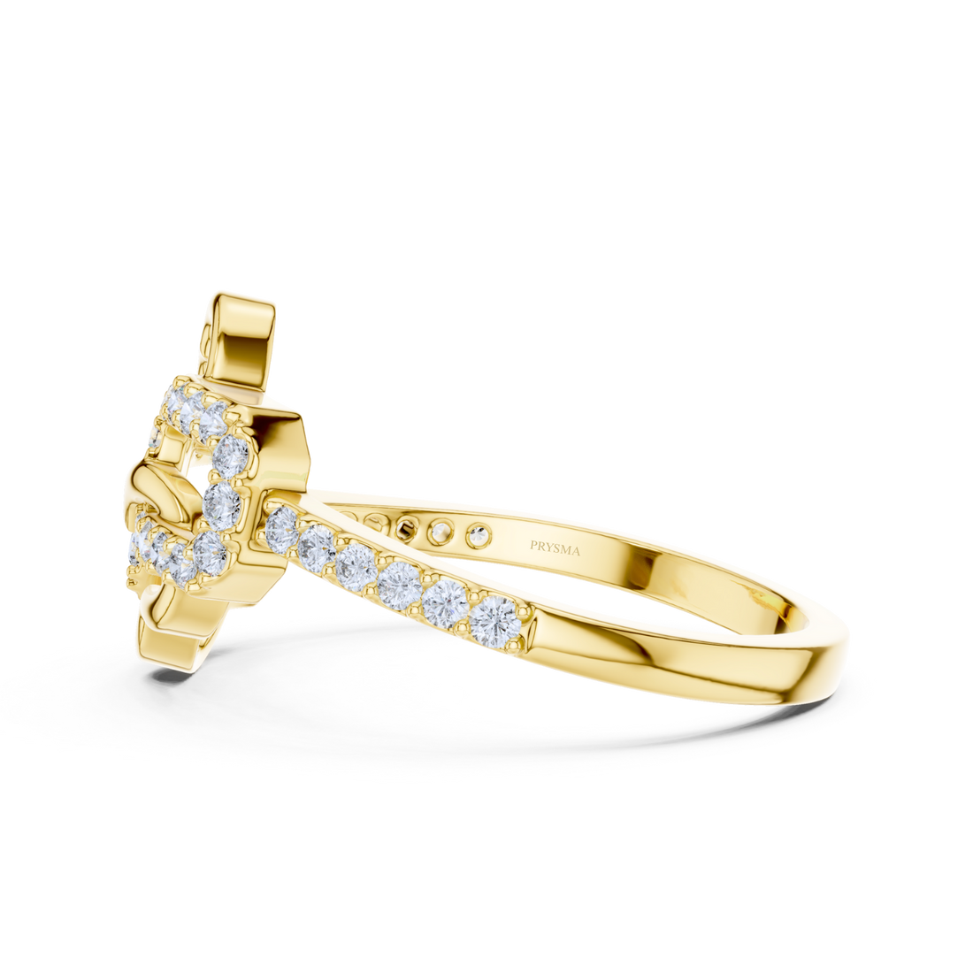 Twisted Elegance Diamond Ring