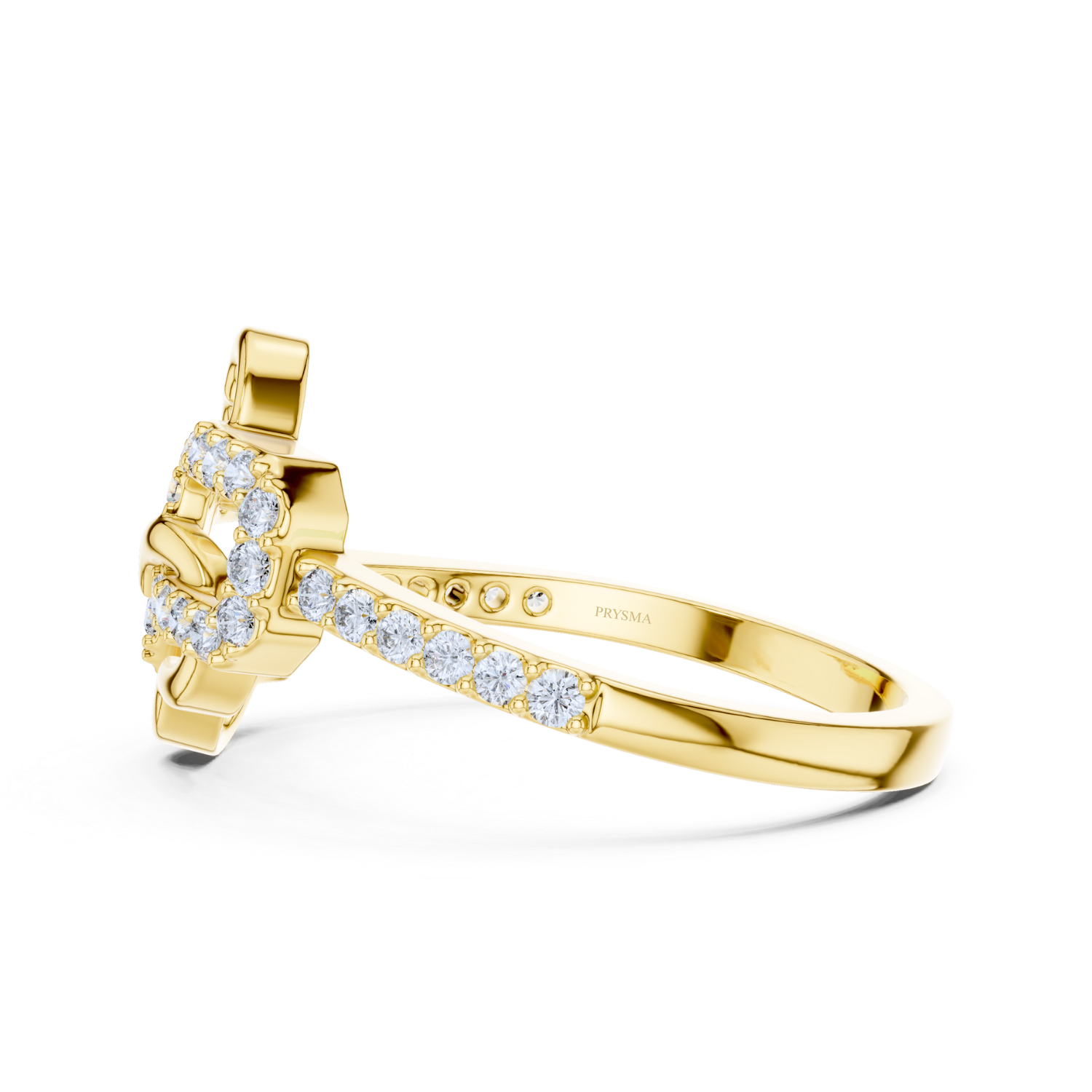 Twisted Elegance Diamond Ring