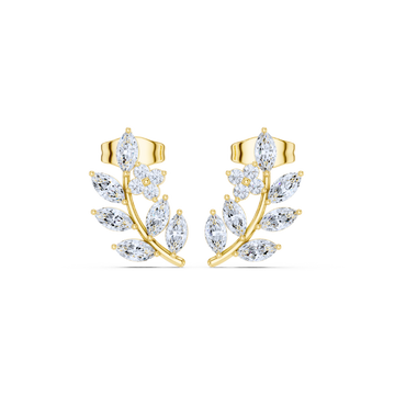 Marquise Blossom Vine Diamond Earrings