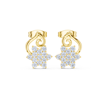 Celestial Bloom Diamond Earrings
