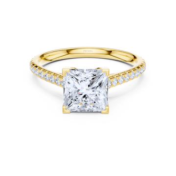 Split-Shank Pave Diamond Ring