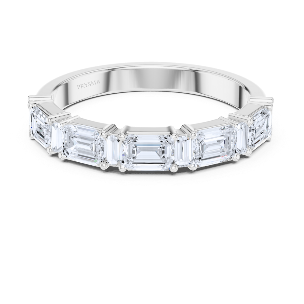 Emerald-Cut Diamond Eternity Ring