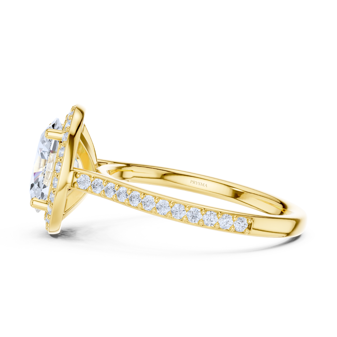 Oval Halo Diamond Ring