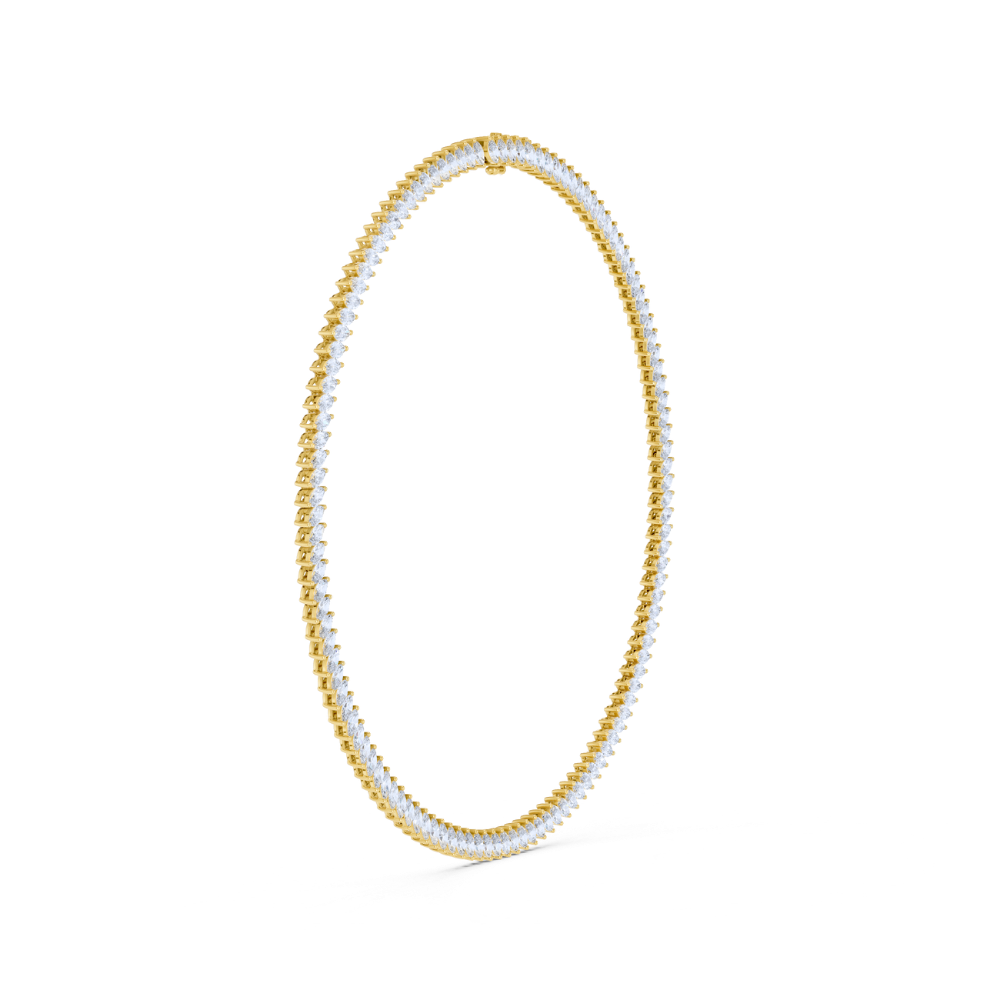 Virella Marquise Diamond Tennis Necklace