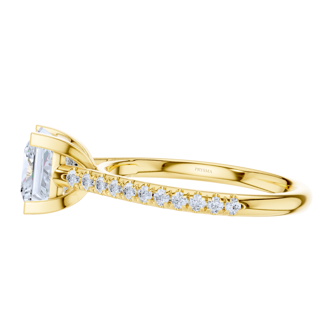 Split-Shank Pave Diamond Ring
