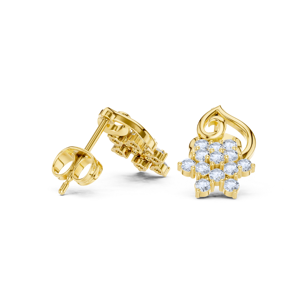 Celestial Bloom Diamond Earrings