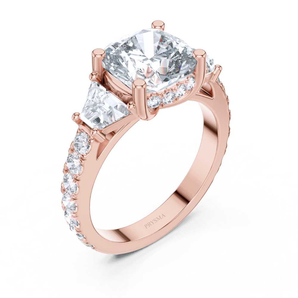 Golden Legacy Three-Stone Ring