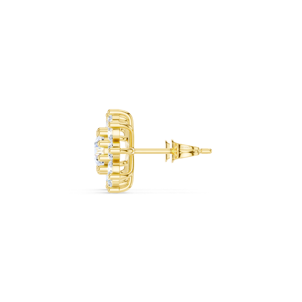 Starlight Cluster Diamond Stud Earrings
