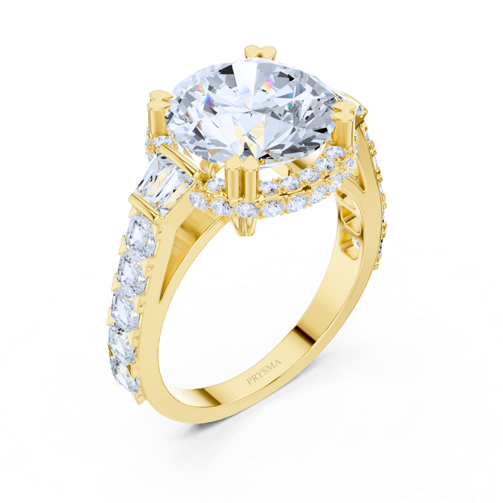 Grandeur Halo Diamond Ring