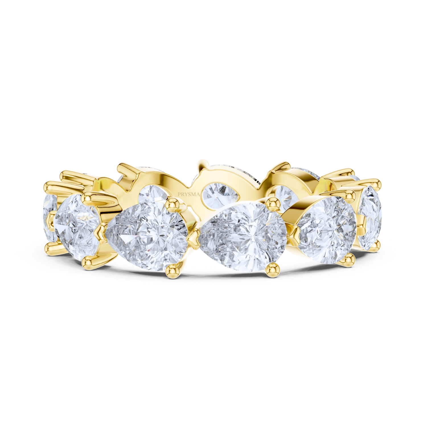 Eterna Pear Diamond Band
