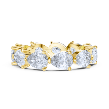 Eterna Pear Diamond Band