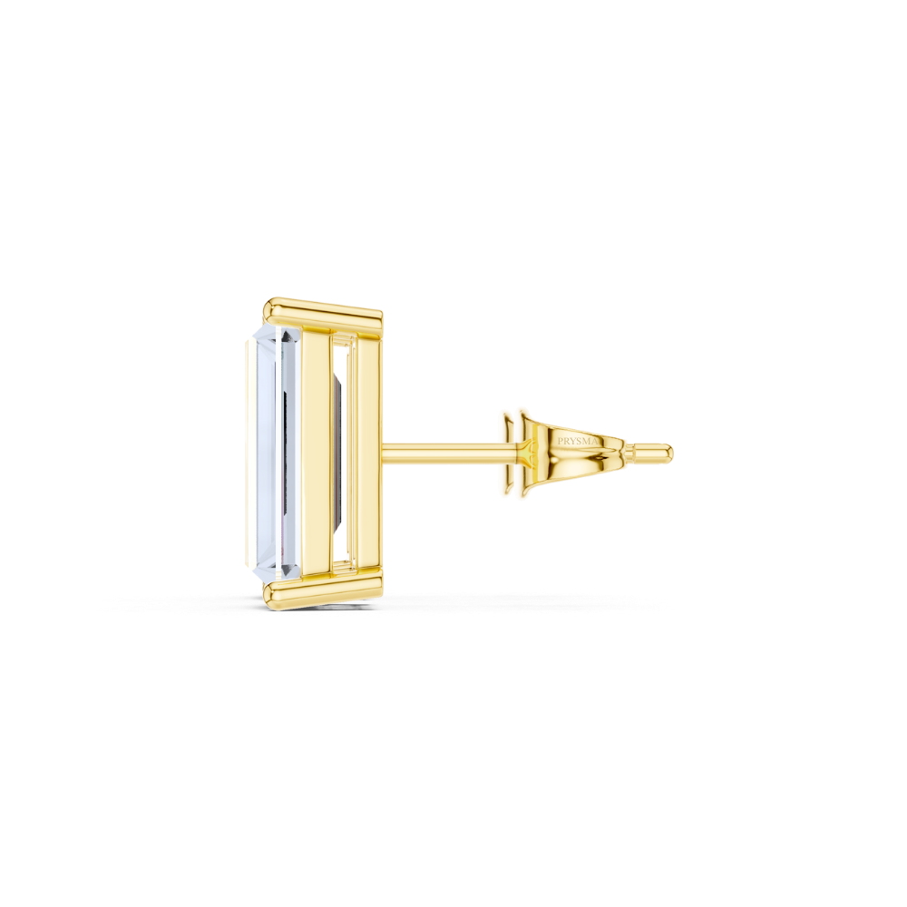 Luxe Baguette Diamond Studs