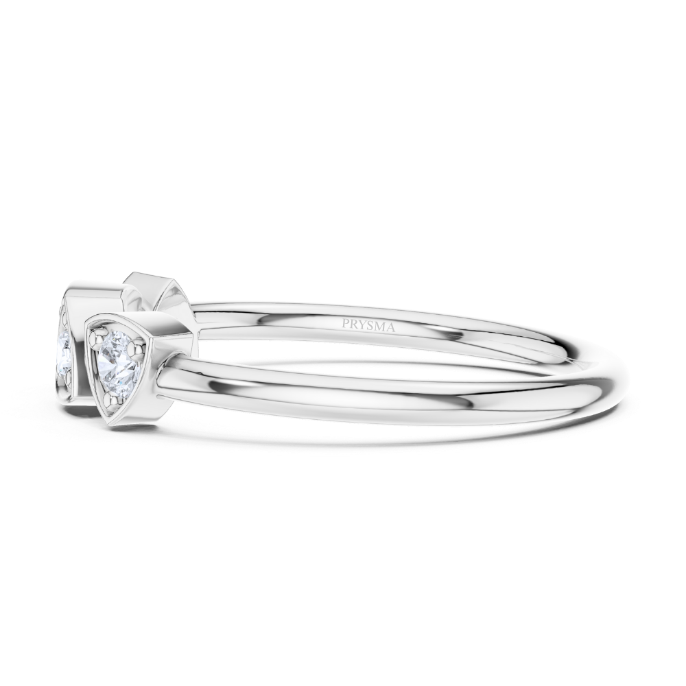 Trinity Gleam Diamond Ring