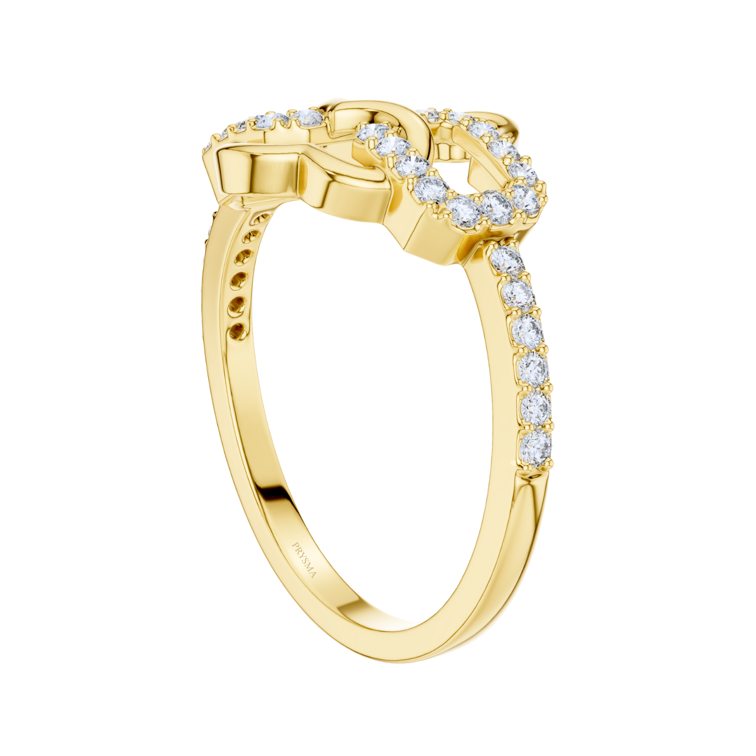 Twisted Elegance Diamond Ring
