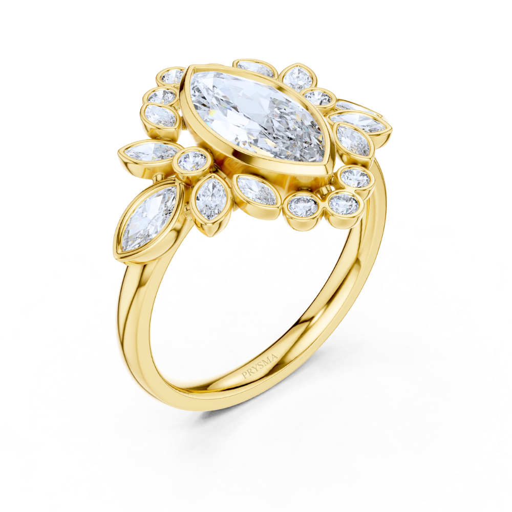 Elysian Marquise Bloom Ring