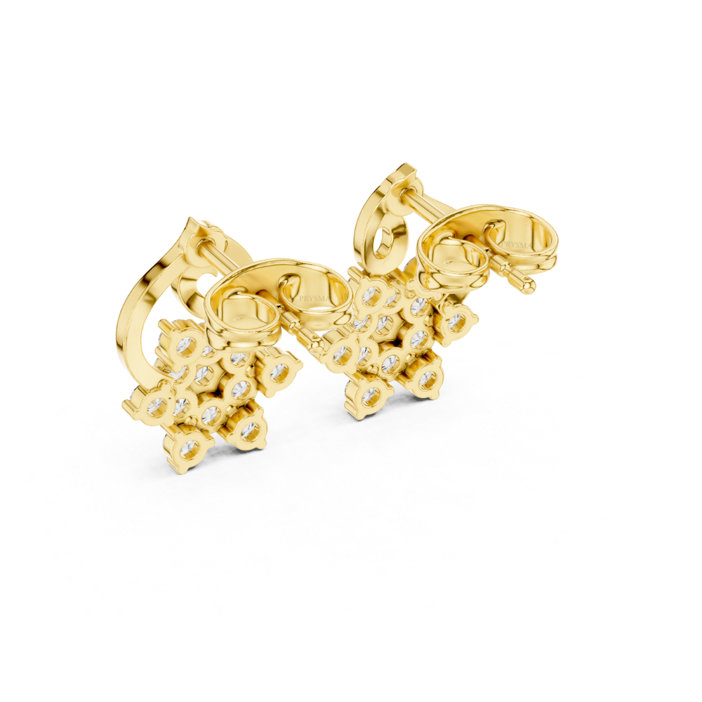 Celestial Bloom Diamond Earrings