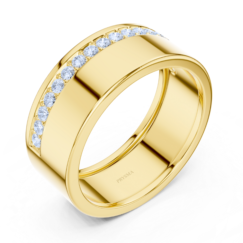 Eternity Edge Diamond Ring