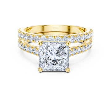Regal Princess Cut Diamond Band