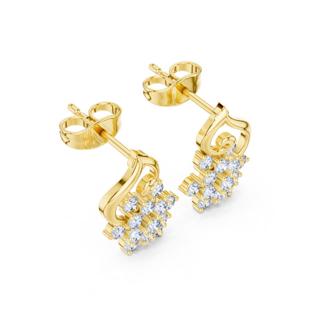 Celestial Bloom Diamond Earrings