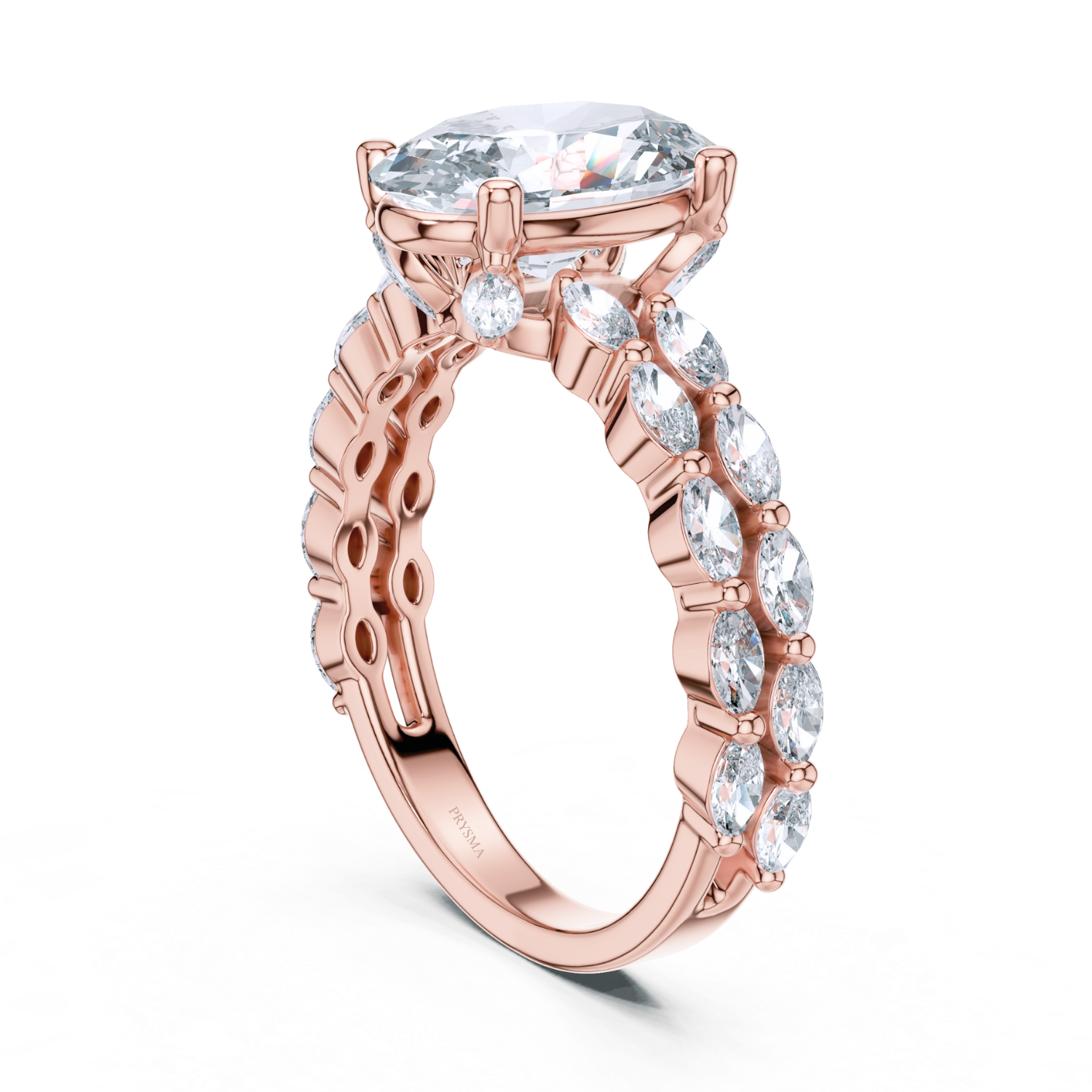 Oval-Cut Diamond Eternity Ring